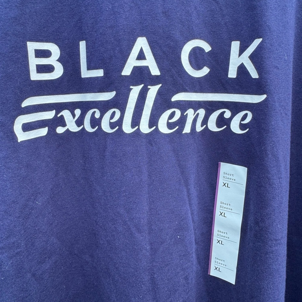 Houston White Black Excellence Navy T-Shirt Size XL NWT - Picture 3 of 6